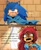 Size: 1143x1401 | Tagged: safe, artist:mari_maria03, sally acorn, sonic the hedgehog, chipmunk, hedgehog, 2025, building, clothes, crying, dialogue, dress, duo, english text, epic the musical, female, fully clothed, indoors, jewelry, looking at each other, male, necklace, ring (jewelry), sally x sonic, scar, shipping, speech bubble, straight, sunglasses, tears, tiara, window, wound