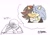 Size: 2048x1434 | Tagged: safe, artist:afajiao, shadow the hedgehog, sonic the hedgehog, 2025, drawing, eyes closed, gay, holding something, kiss, meme, shadow x sonic, shipping, simple background, thought bubble, trio, white background
