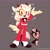 Size: 2048x2048 | Tagged: safe, artist:kanayanga, goat, charlie morningstar, duo, grey background, keekee (hazbin hotel), looking at viewer, mobianified, mouth open, open smile, simple background, smile, smiling at viewer