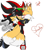 Size: 800x904 | Tagged: safe, artist:nine.s_wife, miles "tails" prower, shadow the hedgehog, 2025, blushing, carrying them, duo, flat colors, gay, heart, heart tail, holding each other, nine x shadow, shadow x tails, ship name, shipping, signature, simple background, smile, sonic riders, standing, white background