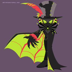 Size: 2048x2048 | Tagged: safe, artist:kanayanga, spider, hazbin hotel, mobianified, zestial