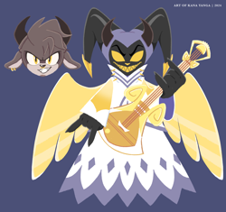 Size: 2048x1928 | Tagged: safe, artist:kanayanga, adam, bull, hazbin hotel, mobianified