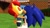 Size: 2048x1155 | Tagged: safe, artist:apoc-hedgie, artist:hyperchaotix, artist:jackydik, artist:randomtbush, artist:thomasinkling, sally acorn, sonic the hedgehog, chipmunk, hedgehog, green hill zone, 2022, 3d, bridge, daytime, duo, female, gmod, hugging, kiss, kiss on lips, male, sally x sonic, sally's ringblader outfit, shipping, straight