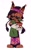 Size: 983x1607 | Tagged: safe, artist:jadepesky, nicole the hololynx, lynx, the murder of sonic the hedgehog, 2025, alternate outfit, clothes, female, fully clothed, holding something, plant, plant pot, simple background, solo, sprite, white background