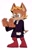 Size: 923x1464 | Tagged: safe, artist:jadepesky, antoine d'coolette, coyote, the murder of sonic the hedgehog, 2025, alternate outfit, clothes, fully clothed, male, simple background, solo, sprite, sweatdrop, white background