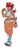 Size: 822x2048 | Tagged: safe, artist:percivoreart, nicole the handheld, sally acorn, human, 2026, clothes, english text, eyebrow clipping through hair, female, humanized, looking offscreen, mouth open, pose, sally's vest and boots, shirt, shoes, shorts, simple background, solo, vest, white background