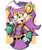 Size: 1280x1536 | Tagged: safe, artist:snow-pounder, mina mongoose, mongoose, female, hand on hip, lidded eyes, mouth open, open smile, smile, solo