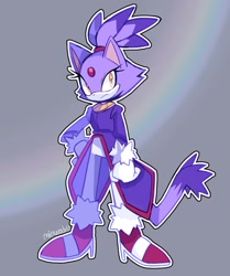 Size: 1538x1837 | Tagged: safe, artist:minwabu, blaze the cat