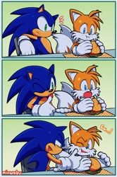 Size: 1070x1611 | Tagged: safe, artist:minwabu, miles "tails" prower, sonic the hedgehog