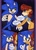 Size: 1494x2048 | Tagged: safe, artist:gummierat, sally acorn, sonic the hedgehog, chipmunk, hedgehog, 2026, abstract background, dialogue, duo, english text, exclamation mark, eyebrow clipping through hair, female, hand on another's mouth, looking at each other, male, redraw, sally x sonic, sally's vest and boots, shipping, speech bubble, straight
