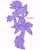 Size: 1645x2048 | Tagged: safe, artist:enn_luigi07, blaze the cat, cat, female, frown, looking back, outline, simple background, solo, watermark, white background, white outline