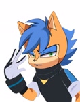 Size: 1089x1385 | Tagged: safe, artist:sora_drawing_0, oc, oc:nimble acorn (sora drawing 0), chipmunk, 2022, clothes, fankid, fully clothed, lidded eyes, looking at viewer, male, oc only, parent:sally, parent:sonic, parents:sonally, pose, shirt, simple background, sketch, solo, teenager, white background