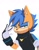 Size: 1089x1385 | Tagged: safe, artist:sora_drawing_0, oc, oc:nimble acorn (sora drawing 0), chipmunk, 2022, clothes, fully clothed, looking at viewer, male, parent:sally, parent:sonic, parents:sonally, pose, shirt, simple background, sketch, solo, white background
