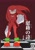 Size: 1405x2028 | Tagged: safe, artist:aoshibazakura95, knuckles the echidna, chess, chessboard, comic cover, holding something, looking at viewer, male, red background, simple background, solo, standing