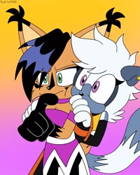 Size: 1638x2048 | Tagged: safe, artist:fartist2020, nicole the hololynx, tangle the lemur