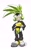 Size: 1286x2048 | Tagged: safe, artist:hartattackart, surge the tenrec, female, hands on hips, simple background, solo, solo female, white background