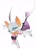 Size: 1524x2048 | Tagged: safe, artist:roastedgarlics2, rouge the bat, 2026, arms out, eyelashes, female, flying, from above, lidded eyes, looking at viewer, looking up, looking up at viewer, mid-air, simple background, smile, solo, white background