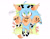 Size: 1754x1372 | Tagged: safe, artist:justashedd, sonic the hedgehog, hedgehog, 2026, bell, blushing, chest fluff, claws, collar, cow outfit, cowbell, crotch fluff, cute, eyelashes, heart, male, paw pose, pawpads, paws, smile, solo, sonabetes, speech bubble, standing, text, tongue out
