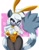 Size: 3170x4096 | Tagged: safe, artist:byghosteduard, tangle the lemur, bunny girl outfit, bunny suit, busty tangle, playboy bunny