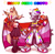 Size: 2048x2010 | Tagged: safe, artist:rodycruor, tangle the lemur, whisper the wolf, 2026, alternate outfit, cute, duo, dyed hair, english text, gay pride, heart, holding hands, holding something, lesbian, lesbian pride, pride, pride flag, pride month, shipping, smile, standing, tangle x whisper, text