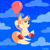 Size: 3295x3295 | Tagged: safe, artist:jackchickengravy, miles "tails" prower, fox, 2026, balloon, classic sonic (universe), classic tails, clouds, floating, holding something, looking up, male, nighttime, signature, solo, star (sky), tails skypatrol
