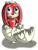 Size: 351x466 | Tagged: safe, artist:manicsfan, knuckles the echidna, echidna, 2006, baby, egg, hatching, male, simple background, solo, white background