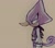 Size: 1012x895 | Tagged: safe, artist:aleespace-art, espio the chameleon, the murder of sonic the hedgehog, 2026, beige background, chameleon, frown, lidded eyes, looking down, male, simple background, solo, standing