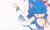 Size: 2048x1229 | Tagged: safe, artist:exclamation_fo, sonic the hedgehog, hedgehog, 2026, confetti, eyes closed, happy, male, mouth open, simple background, smile, solo, streamer, white background