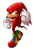 Size: 635x938 | Tagged: safe, artist:izzythefish, knuckles the echidna, echidna, 2026, clenched fists, frown, looking at viewer, male, simple background, solo, standing, white background