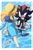 Size: 1000x1510 | Tagged: safe, artist:aq0_0pa_, maria robotnik, shadow the hedgehog, human, 2024, age difference, barefoot, border, duo, holding hands, looking at each other, maria x shadow, outline, partially submerged, pseudo-incest, shipping, signature, smile, standing, straight, walking, water