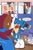 Size: 2100x3150 | Tagged: safe, artist:tvict101, sally acorn, sonic the hedgehog, chipmunk, hedgehog, 2022, adult, building, comic, dialogue, door, duo, dust, english text, female, hammer, holding something, indoors, looking at each other, male, older, opening door, present, sally x sonic, sally's ringblader outfit, scar, scarf, shipping, speech bubble, straight, sweatdrop, thinking