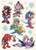Size: 1457x2048 | Tagged: safe, artist:wweaselkat, amy rose, knuckles the echidna, miles "tails" prower, shadow the hedgehog, sonic the hedgehog, bat, echidna, fox, hedgehog, 2026, ambiguous gender, amybetes, barefoot, clothes, crab, crocs, cross popping vein, cute, drink, eating, eyewear on head, female, food, goggles, goggles on head, group, hat, life jacket, life ring, literal animal, lying down, lying on side, male, necklace, paws, ring, sandals, shadowbetes, simple background, skirt, snorkel, sonabetes, standing, summer, sun hat, sunglasses, surfboard, swimming flippers, swimming trunks, swimming tube, swimsuit, tailabetes, tank top, wall of tags, water gun, white background