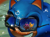 Size: 2500x1848 | Tagged: safe, artist:lemonade-pop, amy rose, miles "tails" prower, sonic the hedgehog, fox, hedgehog, close-up, daytime, double v sign, female, holding something, male, mouth open, open smile, phone, reflection, smile, sunglasses, tongue out, trio, v sign, water, wink