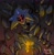 Size: 2014x2048 | Tagged: safe, artist:xitally_99, metal sonic, neo metal sonic, sonic the hedgehog, super sonic, 2026, 35 days sonic, black sclera, duo, english text, flying, glowing, gradient background, looking at each other, mid-air, signature, size difference, super form, text