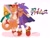 Size: 2048x1536 | Tagged: safe, artist:wussup_draws, miles "tails" prower, sonic the hedgehog, 2026, age difference, asexual pride, bandaid, bisexual, bisexual pride, cape, cute, duo, english text, femboy, femboy pride, gay, gay pride, heart, holding hands, lesbian pride, mlm pride, nonbinary pride, pansexual pride, pride, pride flag, pride month, progress pride, shipping, simple background, smile, sonic x tails, text, white background, wink