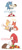 Size: 801x1800 | Tagged: safe, artist:piink-rose, knuckles the echidna, miles "tails" prower, sonic the hedgehog, echidna, fox, hedgehog, english text, group, literal animal, male, simple background, trio focus, white background