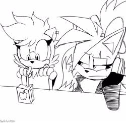 Size: 2048x1998 | Tagged: safe, artist:fartist2020, fiona fox, tangle the lemur, juice box