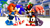 Size: 1920x1080 | Tagged: safe, artist:pixelrush, sally acorn, shade the echidna, shadow the hedgehog, sonic the hedgehog, chipmunk, echidna, hedgehog, 2026, 3d, beach, blender, building, daytime, double date, emerald coast, fat, fat sally acorn, female, hotel, hugging, kiss, kiss on cheek, male, palm tree, quartet, sally x sonic, sally's ringblader outfit, shadow x shade, shipping, standing, station square hotel, straight, tree