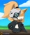 Size: 1037x1200 | Tagged: safe, artist:silverjurassic, whisper the wolf, wolf, 2026, clouds, daytime, eyelashes, eyes closed, female, frown, grass, idw sonic the hedgehog, one fang, outdoors, signature, solo, table