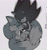 Size: 1906x2048 | Tagged: safe, artist:m-ellodii-art, miles "tails" prower, sonic the hedgehog, fox, hedgehog, 2026, angry, clenched teeth, crying, dark form, dark sonic, duo, frown, holding hands, looking offscreen, male, redraw, siblings, simple background, tears, white background, wrapped in tail