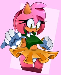 Size: 840x1024 | Tagged: suggestive, artist:xilerartist, amy rose