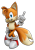 Size: 706x1002 | Tagged: safe, artist:raggedyslg3, artist:sab64, miles "tails" prower, 2026, 3d, hand on hip, looking at viewer, posing, simple background, smile, solo, standing, transparent background, wagging finger, wink