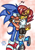 Size: 564x795 | Tagged: safe, artist:jayfoxfire, sally acorn, sonic the hedgehog, chipmunk, hedgehog, 2012, archie sonic the hedgehog, blushing, duo, eyes closed, female, heart, hugging, male, sally x sonic, sally's ringblader outfit, shipping, simple background, smile, straight, tears, tears of happiness