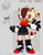Size: 1080x1400 | Tagged: safe, artist:fizzieskittle, oc, oc:tavia the tenrec, tenrec, 2025, bodysuit, character name, color palette, ear piercing, earring, english text, female, fur markings, gloves, heels, oc only, piercing, shoes, smile, solo, standing, text