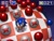 Size: 1336x1020 | Tagged: safe, artist:lemonade-pop, sonic the hedgehog, hedgehog, 2026, blue spheres, bumper, chromatic aberration, classic sonic, classic sonic (universe), from above, lidded eyes, lineless, looking at viewer, looking up, looking up at viewer, male, pointing, ring counter, smile, solo, sonic the hedgehog 3, special stage, sphere counter, standing, star (sky)