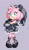 Size: 1130x1920 | Tagged: safe, artist:dstears, amy rose, hedgehog, alternate version, bow, clothes, dress, female, goth, goth amy, gothic amy, gothic lolita, hat, lolita, looking at viewer, open mouth, open smile, smile, smiling at viewer, solo, sonic speed simulator, standing, umbrella