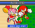 Size: 1200x960 | Tagged: safe, artist:robertbegg_art, amy rose, knuckles the echidna, 2026, clenched fists, clothes, dress, duo, fan team, frown, hammer, holding something, looking at viewer, mouth open, open smile, piko piko hammer, smile, sonic advance 3