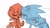 Size: 1200x675 | Tagged: safe, artist:twincubcakes, sally acorn, sonic the hedgehog, chipmunk, hedgehog, 2026, blushing, duo, english text, eyes closed, female, happy, heart, kiss, kiss on cheek, male, running, running toward them, sally x sonic, sally's ringblader outfit, shipping, simple background, smile, straight, watermark, white background, wholesome