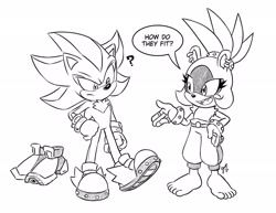 Size: 2048x1583 | Tagged: safe, artist:paultbone4, shadow the hedgehog, surge the tenrec