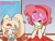 Size: 720x540 | Tagged: safe, artist:dreamywave, amy rose, cream the rabbit, human, clothes, dress, female, humanized